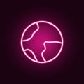 constellation and part of zodiacal system canser Libra neon icon. Elements of web set. Simple icon for websites, web design,