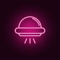 constellation and part of zodiacal system canser neon icon. Elements of web set. Simple icon for websites, web design, mobile app