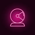 constellation and part of zodiacal system canser Scorpion neon icon. Elements of web set. Simple icon for websites, web design,