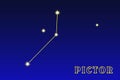 Constellation Pictor Royalty Free Stock Photo