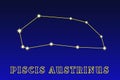 Constellation Piscis Austrinus Royalty Free Stock Photo