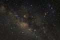 Constellation Scorpius and milky way galaxy Royalty Free Stock Photo