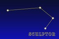 Constellation Sculptor Royalty Free Stock Photo