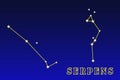 Constellation Serpens Royalty Free Stock Photo