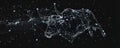 The constellation Taurus visualized as a glowing bull in the night sky Royalty Free Stock Photo