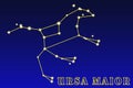 Constellation Ursa Maior Royalty Free Stock Photo