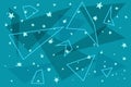 Constellations star background Royalty Free Stock Photo