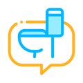 Constipation Symptomp Of Pregnancy Vector Icon