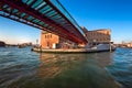 Constitution Bridge and Ferrovia Station in Venice