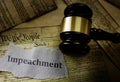 Constitution Impeachment concept