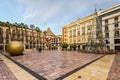 Constitution Square of Malaga, Spain