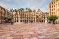 Constitution Square of Malaga, Spain