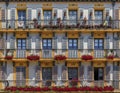 Constitution Square in old town San Sebastian, Donostia Basque Country, Spain Royalty Free Stock Photo