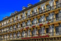 Constitution Square in old town San Sebastian, Donostia Basque Country, Spain Royalty Free Stock Photo