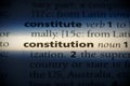 Constitution Royalty Free Stock Photo