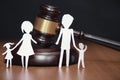 Constitutional court. Divorce and children. Children section by court. Royalty Free Stock Photo