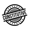 Constitutive rubber stamp