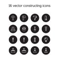 Constructing and building icons set