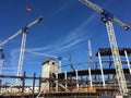 Constructing the new Chase Center for the San Francisco Golden State Warriors basketball team, 3. Royalty Free Stock Photo