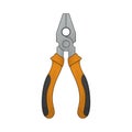 Illustration of Pliers Royalty Free Stock Photo