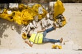 Construction accident Royalty Free Stock Photo