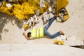 Construction accident Royalty Free Stock Photo