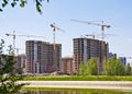 Construction of apartment buildings