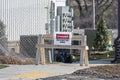 Construction Barricade In Front of New Apartment Complex Being Built