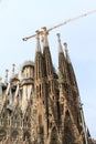 Construction of basilica Sagrada Familia