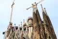 Construction of basilica Sagrada Familia