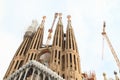 Construction of basilica Sagrada Familia