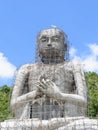 Construction of Buddha statue big Royalty Free Stock Photo