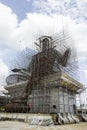 Construction of Buddha statue Royalty Free Stock Photo