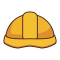 Construction builder helmet cartoon