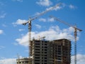 Construction of a building Royalty Free Stock Photo