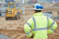 Construction building foreman worker Royalty Free Stock Photo