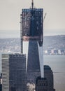 Construction of One World Trade Center Royalty Free Stock Photo