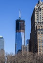 Construction of One World Trade Center Royalty Free Stock Photo