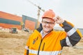 Construction building site foreman Royalty Free Stock Photo