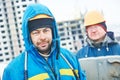 Construction building site foreman Royalty Free Stock Photo