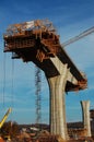 concrete pillars construction Royalty Free Stock Photo