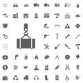 Construction bulk, jenny icon. Construction and Tools vector icons set