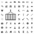 Construction bulk, jenny icon. Construction and Tools vector icons set