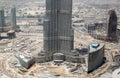 Construction of Burj Dubai (Burj Khalifa) Royalty Free Stock Photo