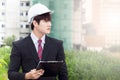 Construction business man Royalty Free Stock Photo