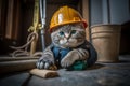 Construction Cat: Award-Winning Pet Photography