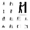 construction, cement worker icon. Construction People icons universal set for web and mobile
