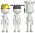 Construction chef student grad occupation job hats