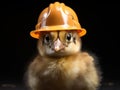 Construction Chick with Hard Hat