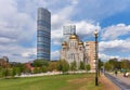 Construction of the Church of Saints Equal to the Apostles Methodius and Cyril in Rostokino